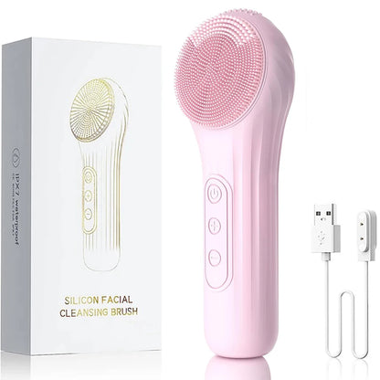 Sonic Waterproof Facial Electric Cleansing Brush- Rechargeable