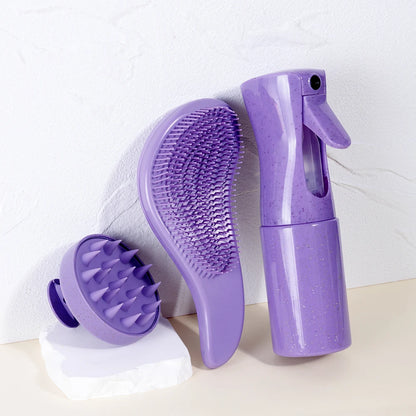 Scalp Massager & Hair Detangler Set