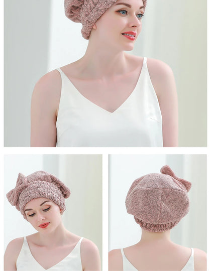 Bamboo Hair Towel Wrap