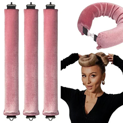 Heatless Blowout Hair Curlers