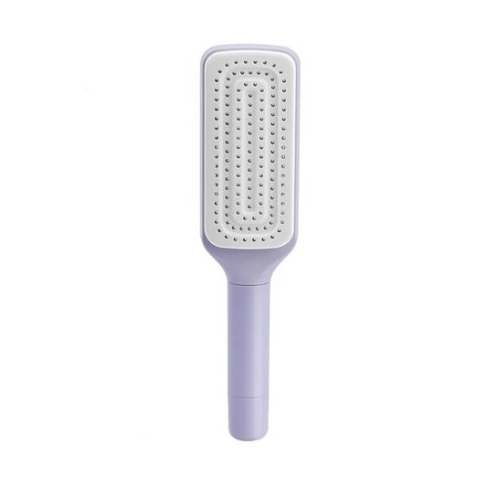 imGlowin™ Self Clean Hairbrush With Rotating Handle